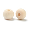 Natural Unfinished Wood Beads WOOD-XCP0001-19B-3