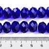 Handmade Imitate Austrian Crystal Faceted Rondelle Glass Beads X-G02YI0C4-3