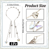 Zinc Alloy Rhinestone Hair Bands OHAR-WH20007-01B-P-2