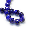 Baking Paint Glass Round Bead Strands X-DGLA-Q019-8mm-71-2