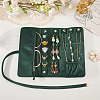 Portable Rectangle Velvet Jewelry Storage Rolls ABAG-WH0046-105C-4