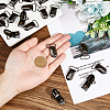 20Pcs Iron Baby Pacifier Clips FIND-FH0012-02B-3