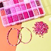 288G 24 Colors Glass Seed Beads SEED-JQ0005-01G-3mm-7