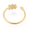 Sun 304 Stainless Steel Cuff Ring Components STAS-T066-34G-3