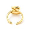 Brass Letter Open Cuff Rings for Women RJEW-G313-01Z-G-3