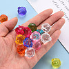 Transparent Acrylic Pendants TACR-T024-05B-5