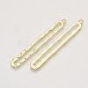Alloy Open Back Bezel Big Pendants PALLOY-S121-196-2