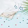 800Pcs 10 Colors Opaque Acrylic Slide Charms OACR-SC0001-36B-4