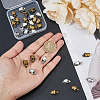 SUPERFINDINGS 30Pcs 2 Colors Zinc Alloy Skull European Beads FIND-FH0008-77-10