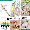12Pcs 3 Colors Silicone Focal Beads SIL-NB0001-44-6