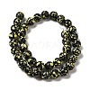 Synthetic Gemstone Dyed Beads Strands G-P507-03B-04-3