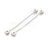 Alloy European Stopper Beads X-MPDL-S066-001-1