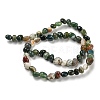 Natural Indian Agate Bead Strands G-P070-51A-3