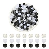 600Pcs 3 Colors Acrylic European Beads DIY-YW0006-78-1