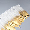 Golden Plated Goose Feather Cloth Strand Costume Accessories FIND-T014-01B-1