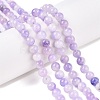 Dyed Natural White Jade Beads Strands G-T138-6mm-210-10-1
