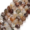 Natural Agate(Dyed & Heated) Beads Strands G-K425-B06-01-2