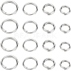 800Pcs 4 Styles 304 Stainless Steel Split Rings STAS-BBC0006-17-1