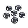 Synthetic Non-magnetic Hematite Cabochons G-H1596-FR-25mm-31-1