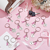 24Pcs 12 Style Alloy Keychain KEYC-PH01551-2