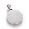 304 Stainless Steel Enamel Pendants STAS-E439-90C-P-2