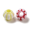 Opaque Acrylic European Beads OACR-E039-10-2