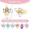 Glass Pendants PALLOY-DC00012-2
