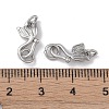 Brass Hook and S-Hook Clasps KK-G497-25P-3