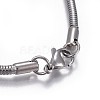 304 Stainless Steel Charm Bracelets BJEW-P259-04P-4