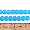 Baking Paint Transparent Glass Bead Strands X-GLAA-S031-8mm-37-4