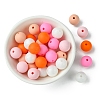 35Pcs Food Grade Eco-Friendly Silicone Focal Beads SIL-FS0001-22B-2