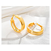Brass Ring Hoop Earrings for Women EJEW-A121-17B-G-1
