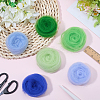 18Pcs 6 Colors DIY Wool Roving DIY-SP0005-80B-4