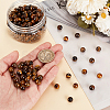 Grade AB Natural Tiger Eye Round Beads Strands G-OC0001-19-3