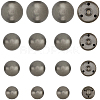 40Pcs 3-Hole Brass Buttons BUTT-CY0001-18B-6