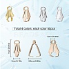 200Pcs 4 Colors Alloy Ice Pick Pinch Bails FIND-SC0006-12-2