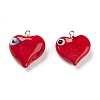 Handmade Evil Eye Lampwork Pendants LAMP-M015-03C-2