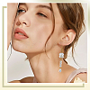 600Pcs 10 Styles ABS Plastic Imitation Pearl & Acrylic Bead Caps OACR-SC0002-34-5