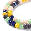 Glass Beads Strands EGLA-A034-M8mm-31-3