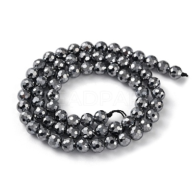 Terahertz Stone Beads Strands G-G048-A01-03-1