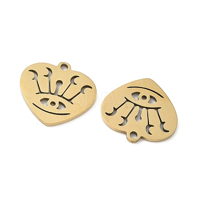 201 Stainless Steel Pendants STAS-P428-02A-G-1