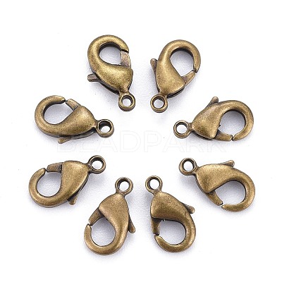 Brass Lobster Claw Clasps KK-901-AB-NF-1