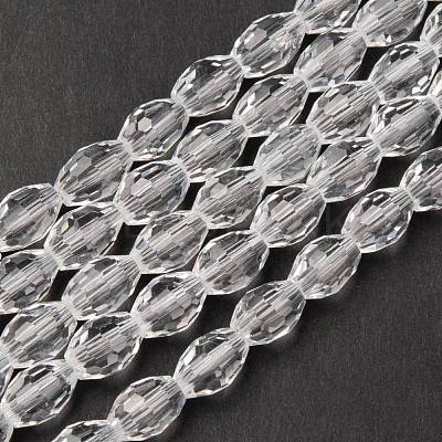 Glass Beads Strands X-GC893Y-14-1