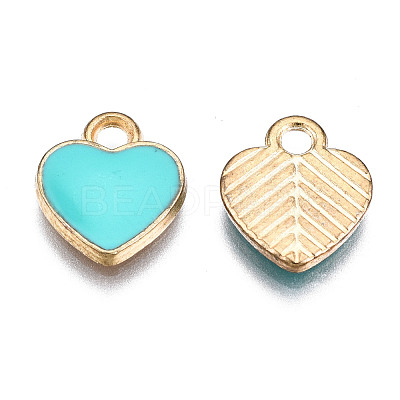 Alloy Enamel Charms X-ENAM-S121-041F-1