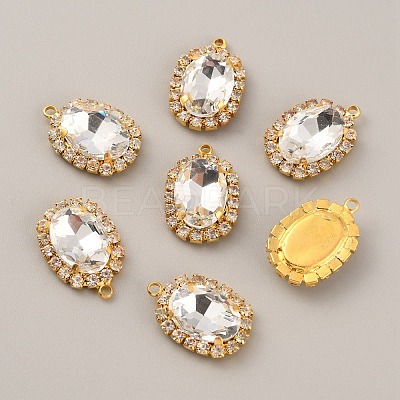Crystal Glass Rhinestone Pendants RB-TAC0005-05-1