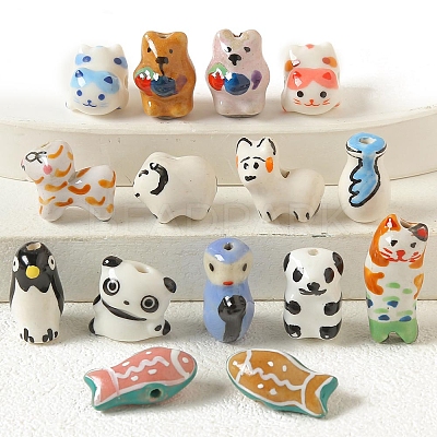 Handmade Porcelain Beads PW-WG9BF07-M-1