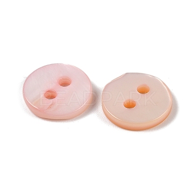 Freshwater Shell Buttons SHEL-C005-01C-08-1