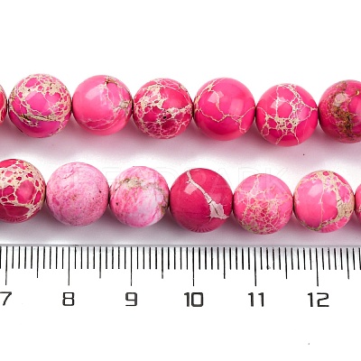 Dyed Natural Regalite/Imperial Jasper/Sea Sediment Jasper Beads Strands X-G-B124-C03-02-1