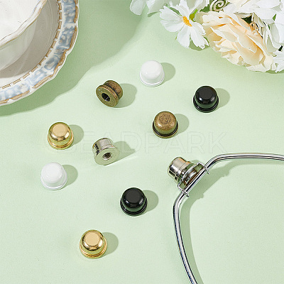 10Pcs 5 Colors Iron Horn Frame Decorative FIND-AN0001-60-1