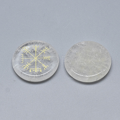 Synthetic Quartz Crystal Cabochons G-T122-39A-1